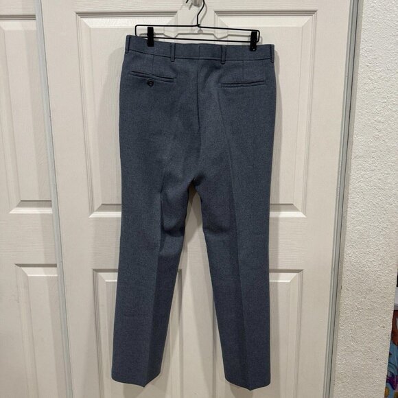 vintage custom tailored levi's action slacks pants mens size 34x30 90s 1991 Blue - Picture 2 of 7